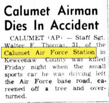Calumet Air Force Station (Open Skies Project) - May 1970 Article (newer photo)